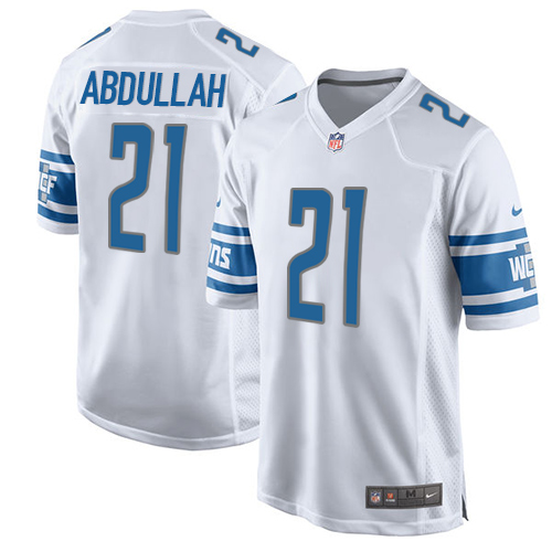 Nike Lions #21 Ameer Abdullah White Youth Stitched NFL Elite Jersey